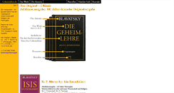 Desktop Screenshot of geheimlehre.de